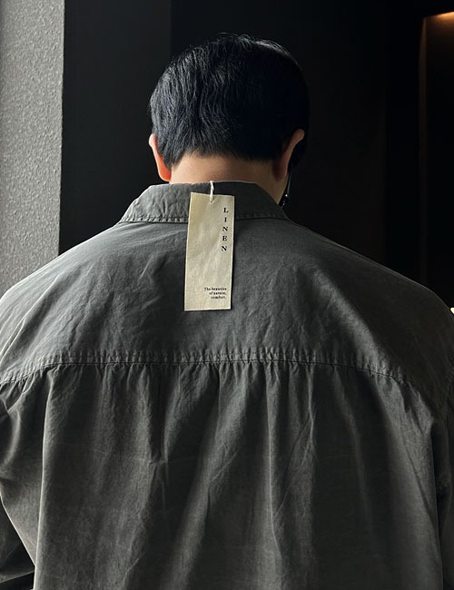 [Linen summer] 피그먼트 셔츠(cool fabric) (입고지연 6.7(금) 입고예정)